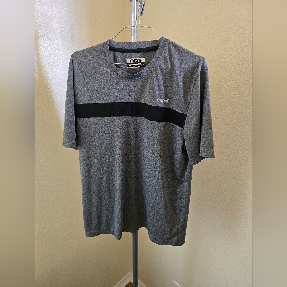Mitre  Pro Flow Active Wear Gray T-Shirt